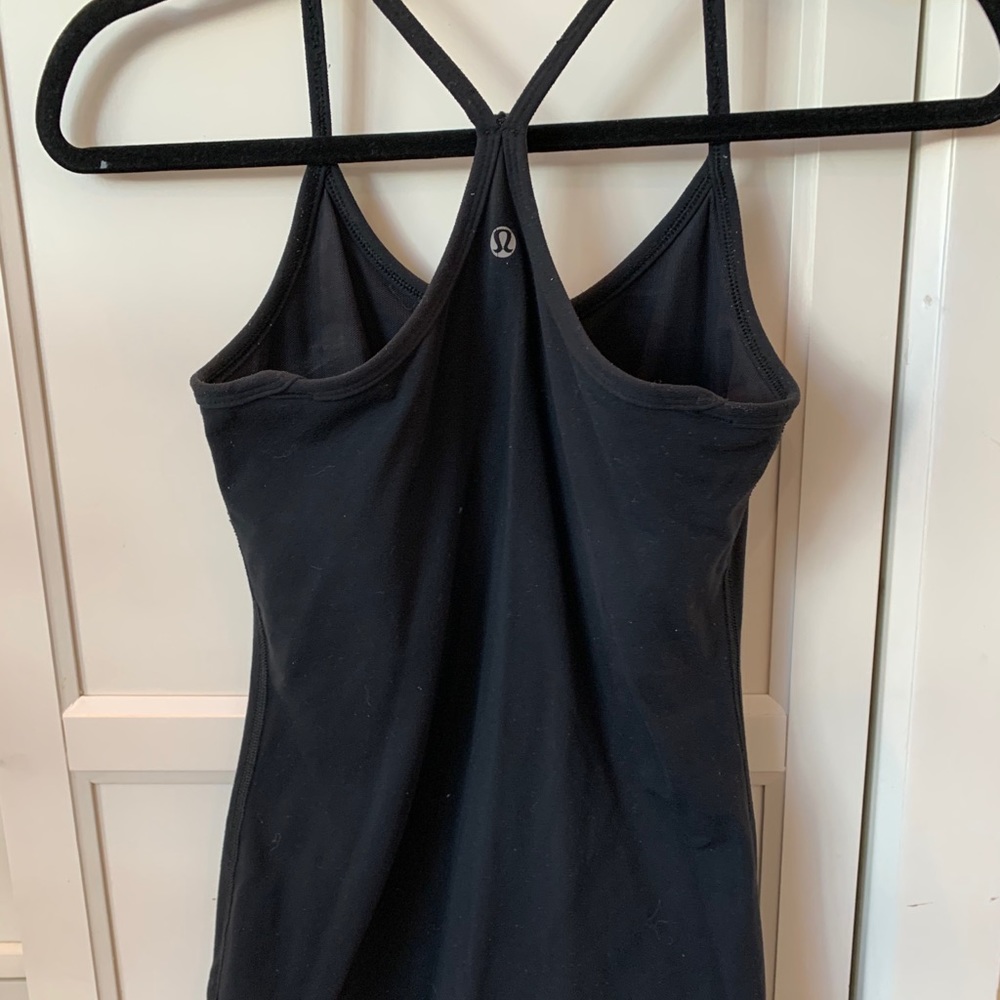 Lululemon black power y tank